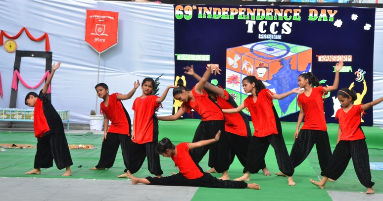 Colourful performance by TCCS students